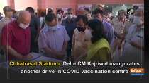 Chhatrasal Stadium: Delhi CM Kejriwal inaugurates another drive-in COVID vaccination centre