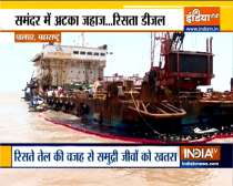 Maharashtra: Barge carrying 80,000 ltr oil suffers leakage off Palghar coast