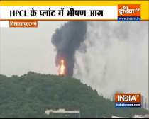 Massive fire erupts at HPCL plant in Andhra Pradesh