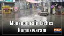 Monsoon rain lashes Rameswaram 