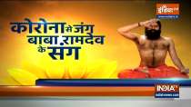 Swami Ramdev shares yogasanas and pranayamas to cure asthma