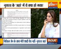 Trinamool MP Nusrat Jahan says marriage with Nikhil Jain was never valid in India