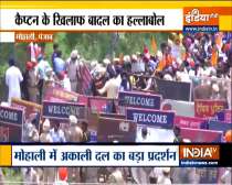 Akali Dal holds protest against Fateh Kit Purchase 