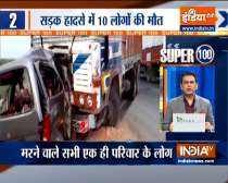 Super 100:  Ten killed in car-truck collision in Gujarat