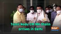 Tamil Nadu CM MK Stalin arrives in Delhi
