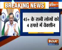 Breaking News | Covid-19 vaccination jab to all above 45 years at their polling booths: Delhi CM
