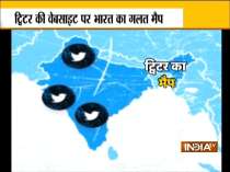 VIDEO: Twitter again shows distorted map of India on its website