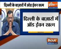 Breaking News: All markets in Delhi to reopen from tomorrow with some restrictions- CM Kejriwal