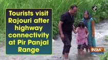 Tourists visit Rajouri after highway connectivity at Pir Panjal Range