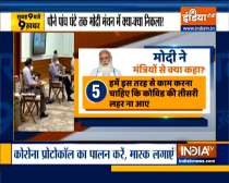 Top 9 News: PM Modi meets his Council of Ministers, reviews preparedness for 3rd Covid wave