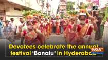 Devotees celebrate the annual festival 