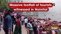 Massive footfall of tourists witnessed in Nainital
