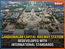 A modernised Gandhinagar Capital railway station all set to welcome passengers