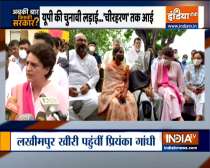 Abki Baar Kiski Sarakar: Priyanka Gandhi meets Anita Yadav in Lakhimpur Kheri