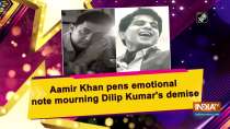 Aamir Khan pens emotional note mourning Dilip Kumar