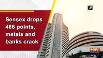 Sensex drops 486 points, metals and banks crack	