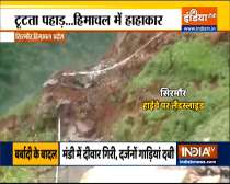 Landslide in a remote part of Himachal’s Sirmaur district.