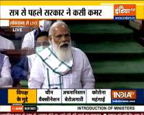 PM Modi introduces his Council of Ministers in the Lok Sabha, amid uproar by the Opposition MPs