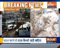 Himachal flash flood: Badrinath highway closed due to landslide