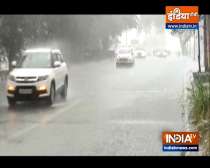 Heavy rain leads to traffic jam in parts of Delhi