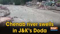Chenab river swells in JK