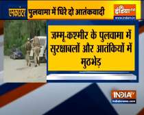Kashmir: Encounters broke out between security forces and terrorists in Awantipora