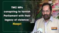 TMC MPs conspiring to tarnish Parliament with their legacy of violence: Naqvi
