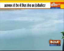An Indian Army helicopter crashes near Ranjit Sagar Dam in Pathankot