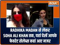 Radhika Madan to Soha Ali Khan, here