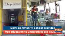 Delhi Community School provides free education to underprivileged students