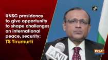 UNSC presidency to give opportunity to shape challenges on international peace, security: TS Tirumurti