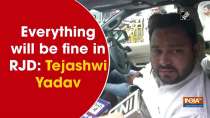 Everything will be fine in RJD: Tejashwi Yadav	
