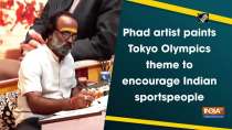 Phad artist paints Tokyo Olympics theme to encourage Indian sportspeople
