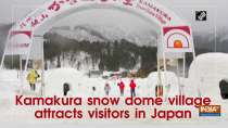 Kamakura snow dome village attracts visitors in Japan
