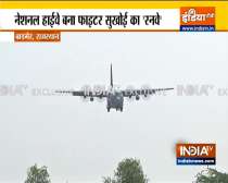 Fighter jets land on National Highway-925 near India-Pak border