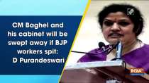 CM Baghel and his cabinet will be swept away if BJP workers spit: D Purandeswari