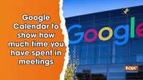 Google Calendar to show how much time you have spent in meetings