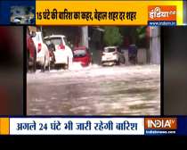 Heavy rains wreak havoc across many cities of UP, schools and colleges to remain closed for 48 hours