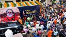 Mahant Narendra Giri dead body reaches Lete Hanuman mandir
