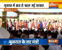 Watch: New Gujarat ministers take oath for the new cabinet under CM Bhupendra Patel
