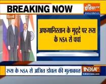 Delegation-level meeting of NSA between India & Russia underway in Delhi