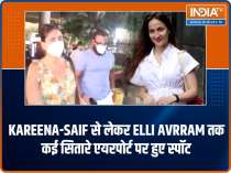 Saif Kareena to Elli AvrRam, a look at Bollywood celebrities at airport