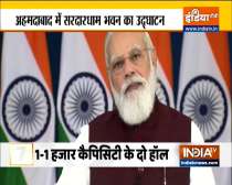 VIDEO: PM Modi inaugurates Sardardham Bhavan in Gujarat