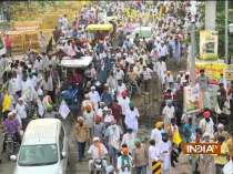 Farmers begin protest march towards mini-secretariat amid heavy security presence