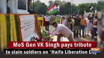 MoS Gen VK Singh pays tribute to slain soldiers on 