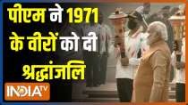 Swarnim Vijay Diwas: PM Modi pays tribute to martyrs of 1971 at National War Memorial