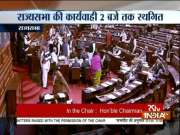 RS adjourned till 2 pm after Samajwadi Party's protest over 'Noida fake encounter' issue