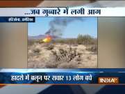 VIDEO: Passengers escape as hot air balloon crashes, catches fire in Cave Creek