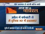 Aaj ka Viral: From Himachal to the US, snowfall continues to disrupt life in April