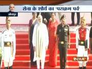 Prime Minister Narendra Modi lays wreath at Konark War Memorial in Jodhpur